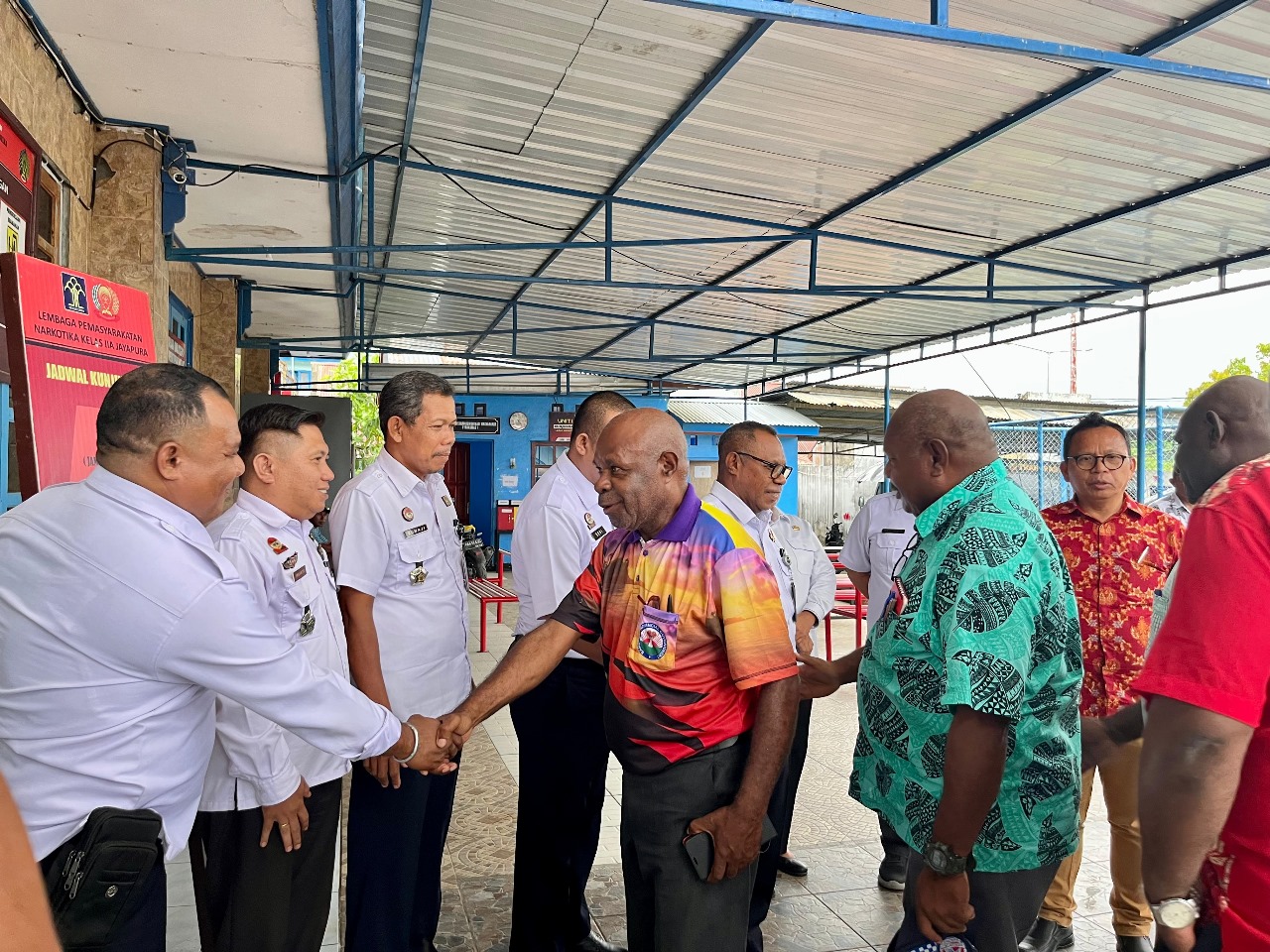 Lapas Narkotika Jayapura Menerima Kunjungan Delegasi Provinsi West Sepik Papua Nugini